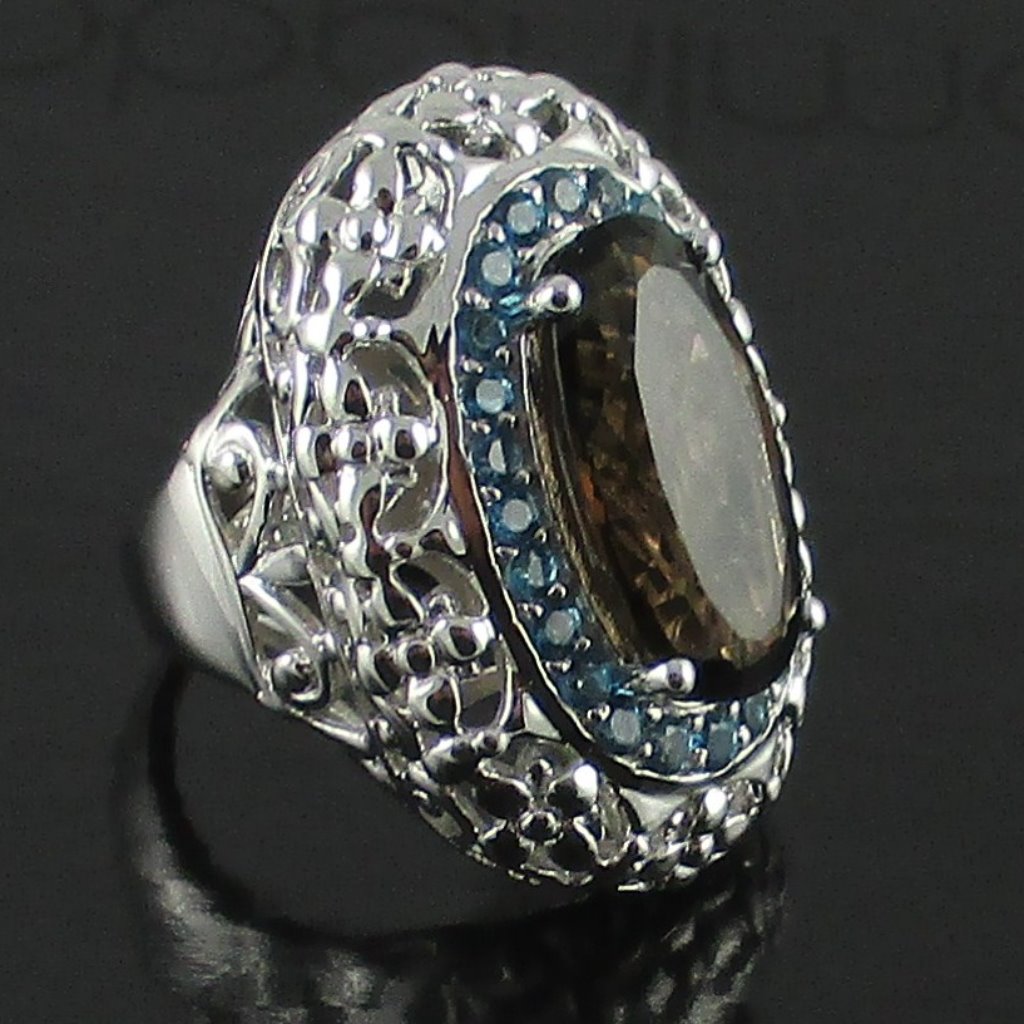 Victoria Wieck 534ct Smoky Quartz Ring 89$